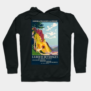 La route des Vosges France Vintage Poster 1925 Hoodie